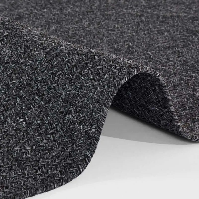 Indoor Outdoor Trenzado Rug – Bordered Plain Design - Rugs