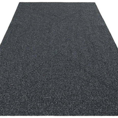 Indoor Outdoor Trenzado Rug – Bordered Plain Design - Rugs