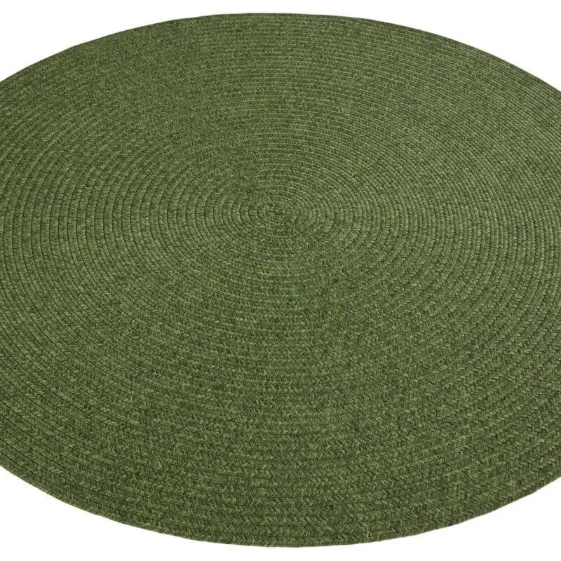 Indoor Outdoor Trenzado Rug – Bordered Plain Design - Rugs