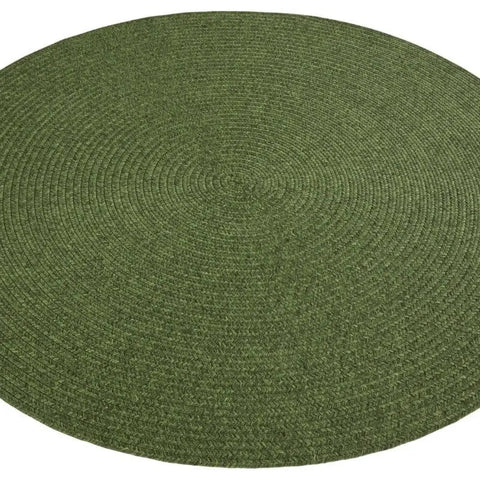 Indoor Outdoor Trenzado Rug – Bordered Plain Design - Rugs