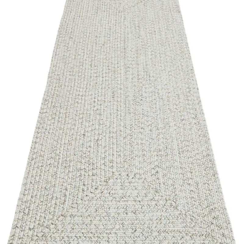 Indoor Outdoor Trenzado Rug – Bordered Plain Design - Rugs