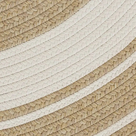 Indoor Outdoor Trenzado Rug – Bordered Plain Design - Rugs