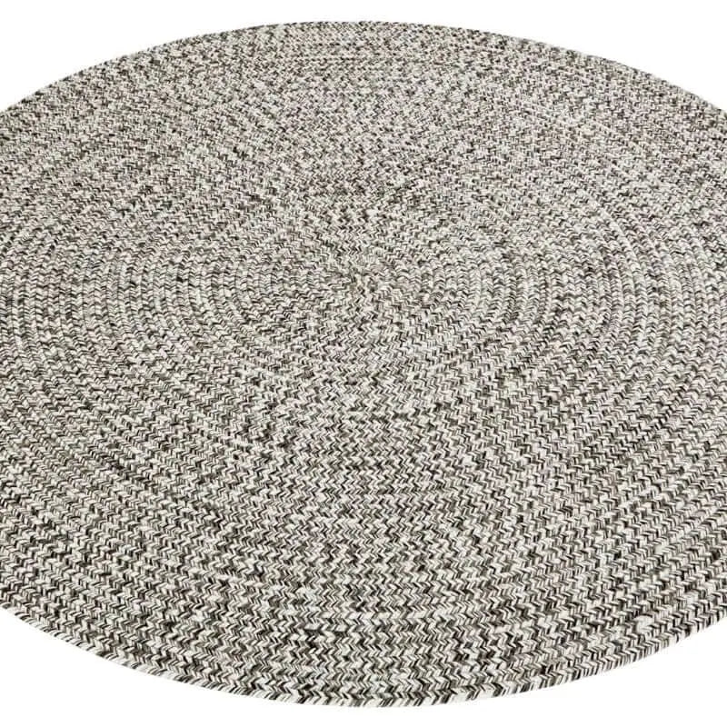 Indoor Outdoor Trenzado Rug – Bordered Plain Design - Rugs