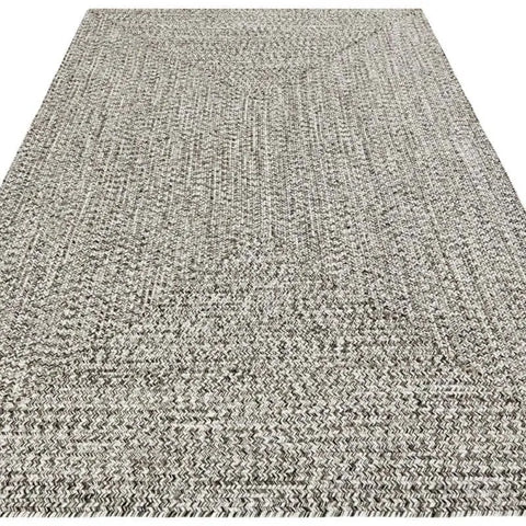Indoor Outdoor Trenzado Rug – Bordered Plain Design - Rugs