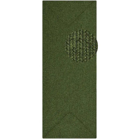 Indoor Outdoor Trenzado Rug – Bordered Plain Design - Rugs