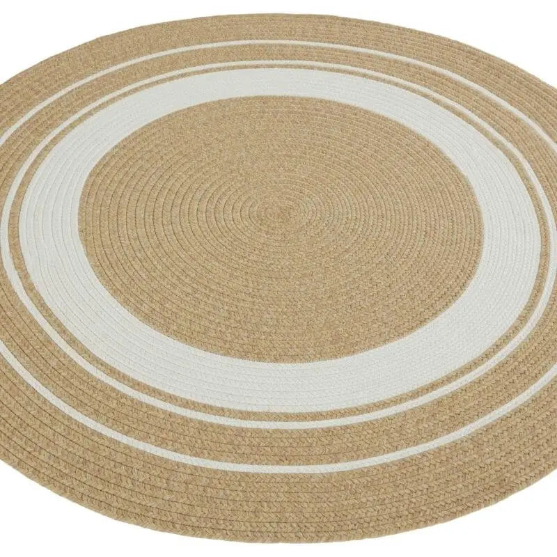 Indoor Outdoor Trenzado Rug – Bordered Plain Design - Rugs