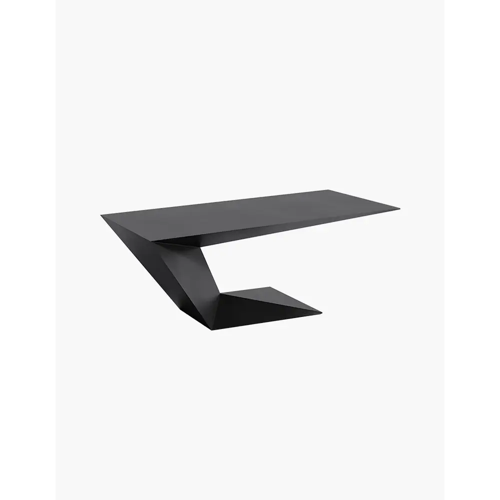 Ines Modern Office Desk For Home Black Wood