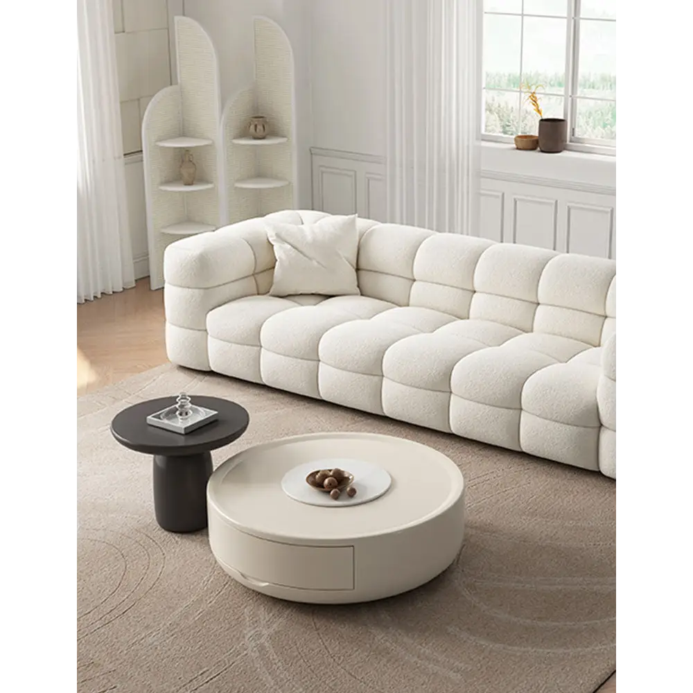 Isabella Coffee Table Set, Black & White｜ DC Concept