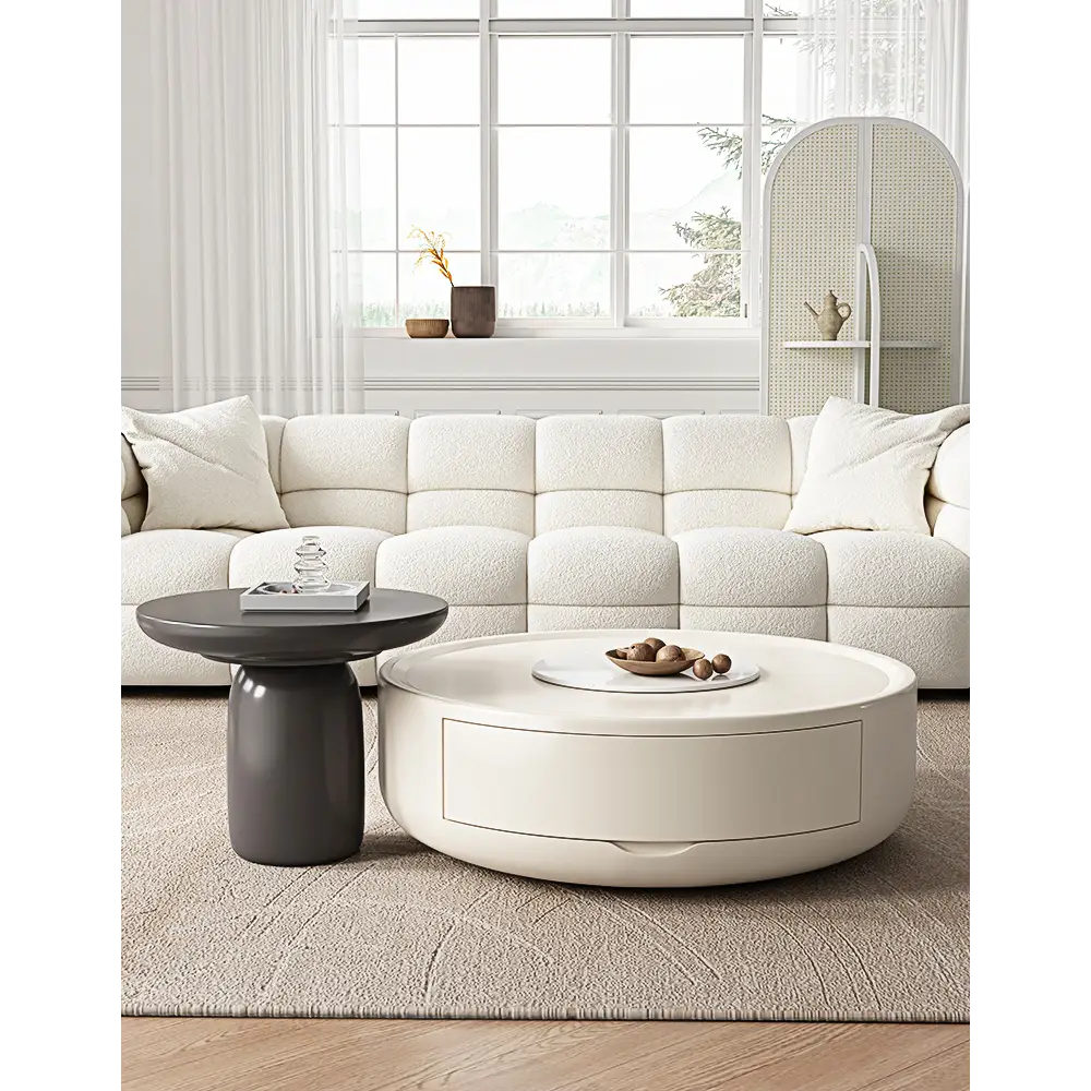 Isabella Coffee Table Set Black & White