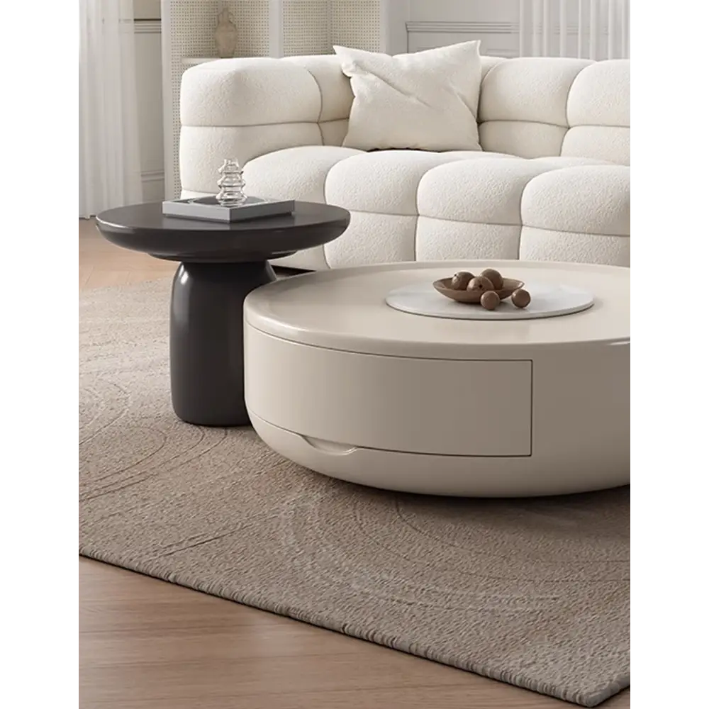 Isabella Coffee Table Set Black & White