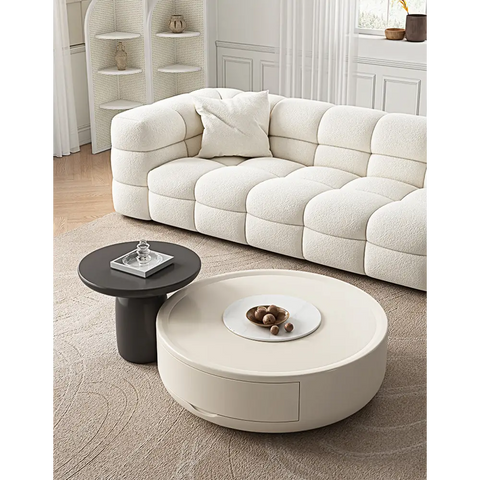 Isabella Coffee Table Set Black & White