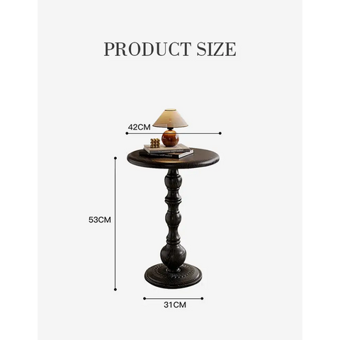 Isadora Metal Side Table Black