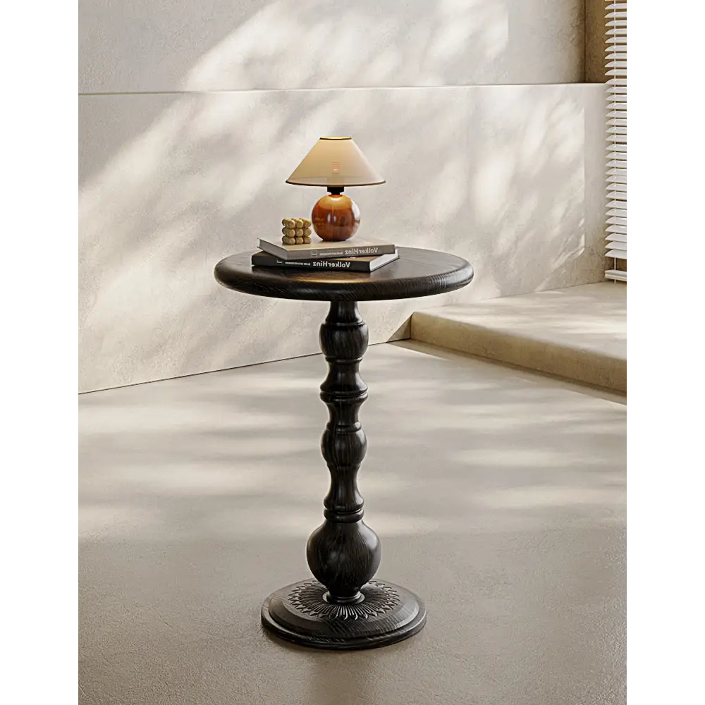 Isadora Metal Side Table Black