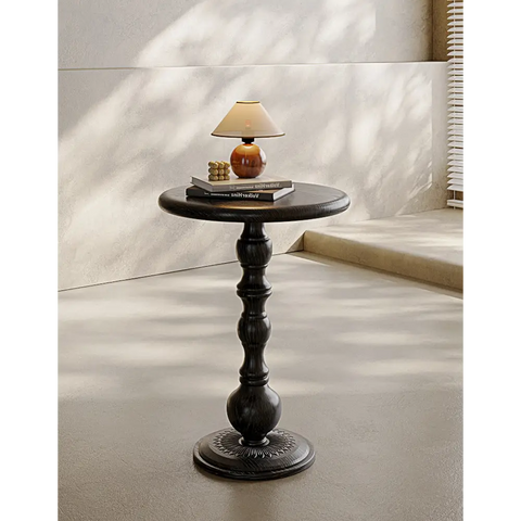 Isadora Metal Side Table Black