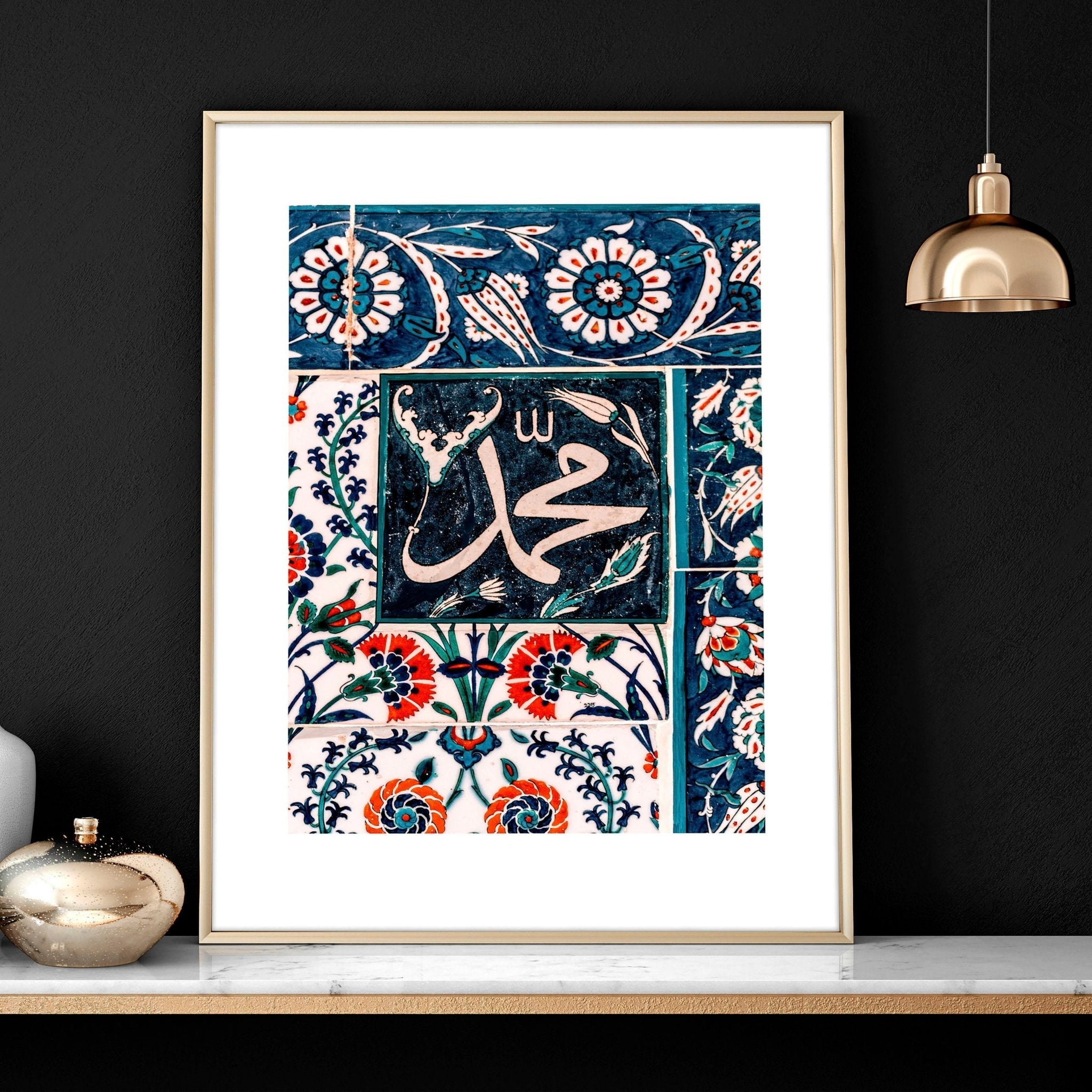 Islamic Art and geometry | set of 3 Bedroom wall art