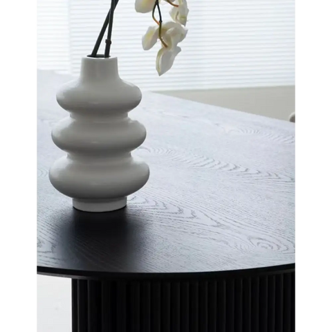 Ivar Oval Dining Table, Solid Wood｜ DC Concept