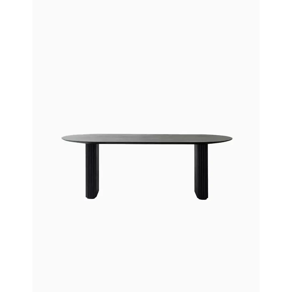 Ivar Oval Dining Table, Solid Wood｜ DC Concept
