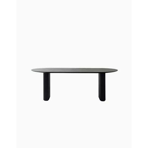 Ivar Oval Dining Table, Solid Wood｜ DC Concept