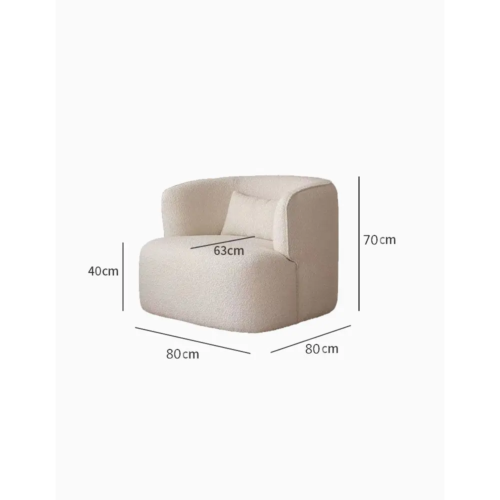 Janet Armchair, Velvet/Boucle｜ DC Concept