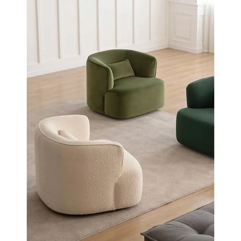 Janet Armchair, Velvet/Boucle｜ DC Concept