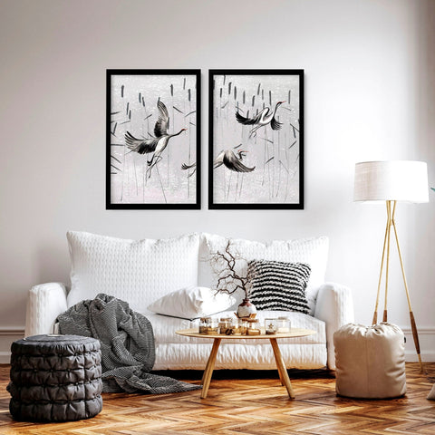 Japanese print art | set of 2 wall art prints