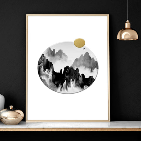 Japanese home decor | set of 3 wall art for bedroom
