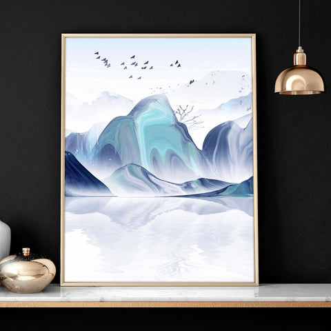 Japan landscape art | set of 3 wall art prints