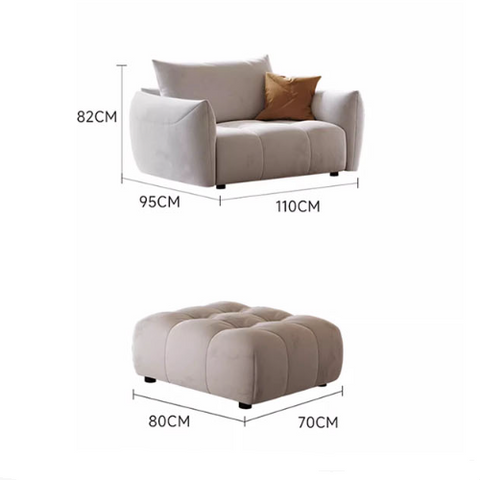 Jasper Two Seater, Three Seater, Four Seater Sofa, Velvet