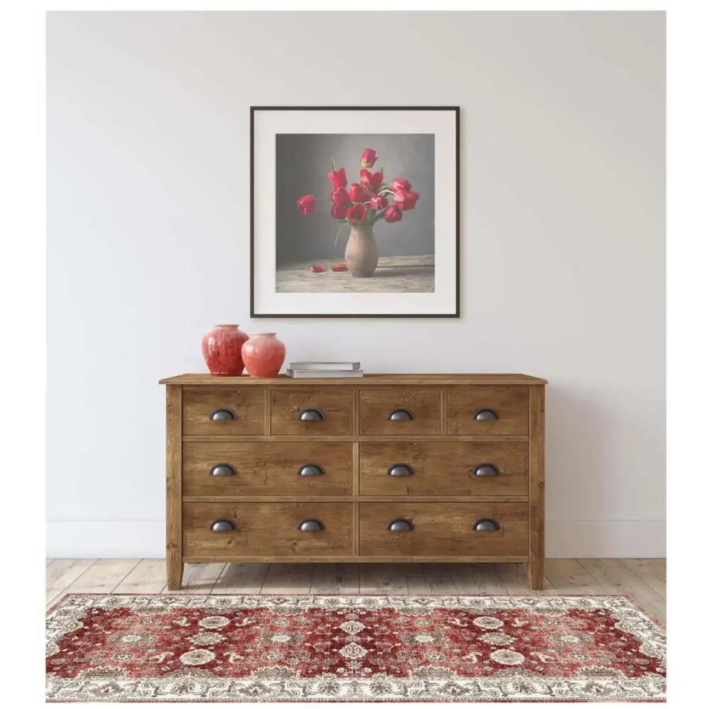 Jasru Vintage Washable Rug - Rugs