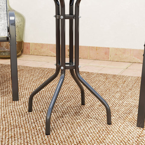 Outsunny Three-Piece Outdoor Garden Set - Light Grey