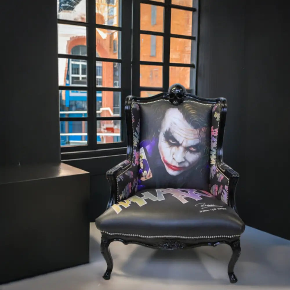 Joker Dark Knight Chair by Paul Karslake - Ltd Edition - Arm Chair