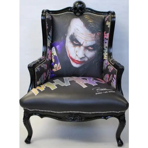 Joker Dark Knight Chair by Paul Karslake - Ltd Edition - Arm Chair