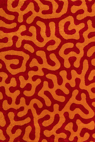 Joli Doodle Red & Orange Rug