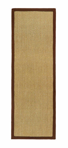 Bordered Natural Non-Slip Sisal Rug