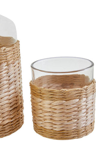 Juno Three Piece Glass And Decanter Set