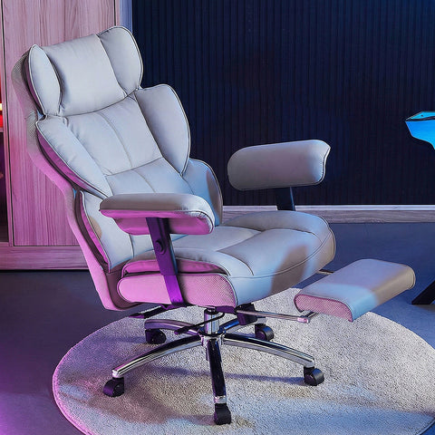 Juvellian Office Chair, Cream High Back
