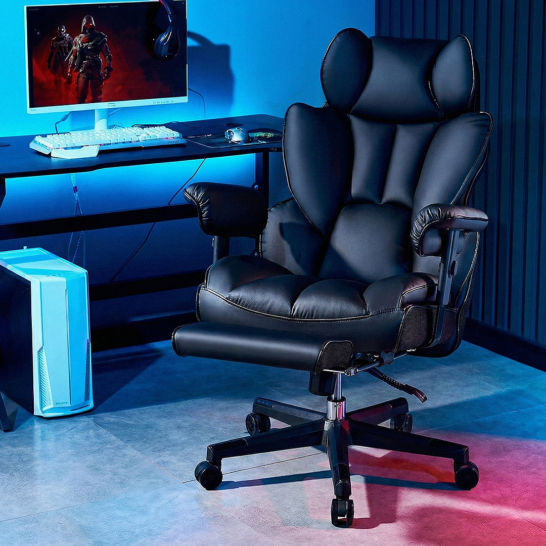 Juvellian Office Chair, Cream High Back