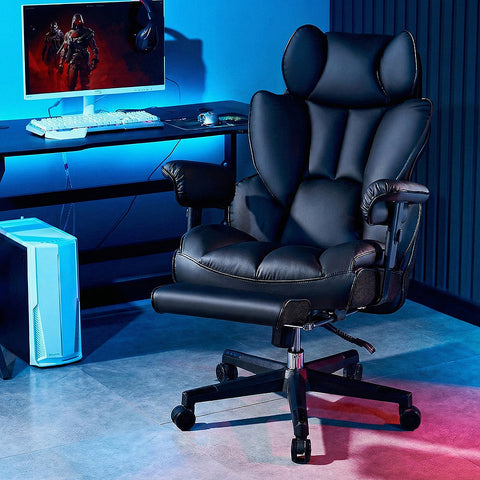 Juvellian Office Chair, Cream High Back