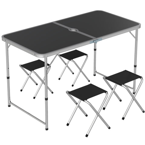 Outsunny Four-Person Foldable Aluminium Picnic Set