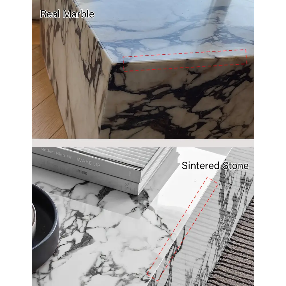 Kabelo Coffee Table Set Sintered Stone/Marble