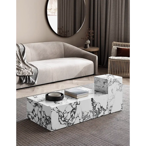 Kabelo Coffee Table Set Sintered Stone/Marble