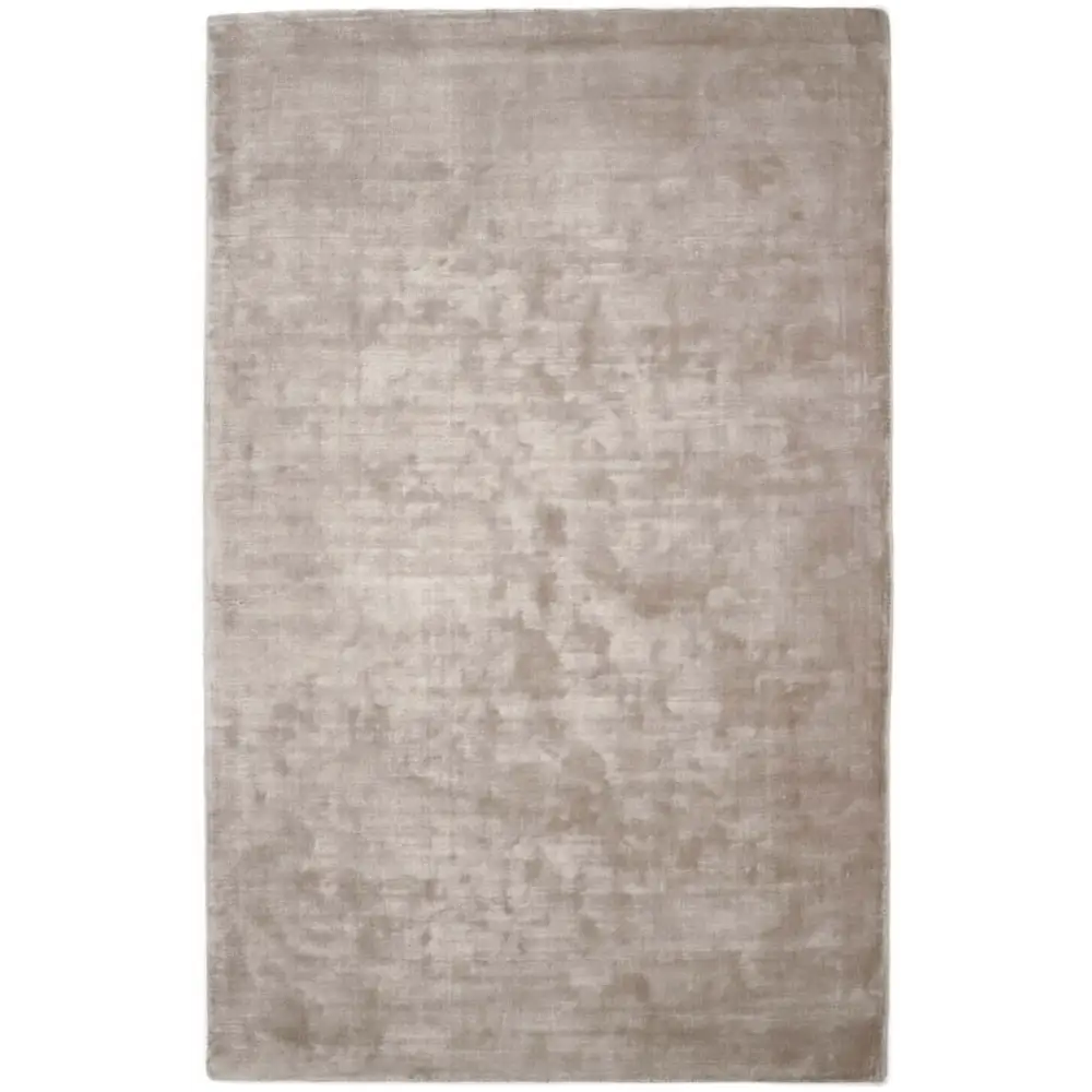 Karma Mink Solid Luxury Viscose Rug - Rugs