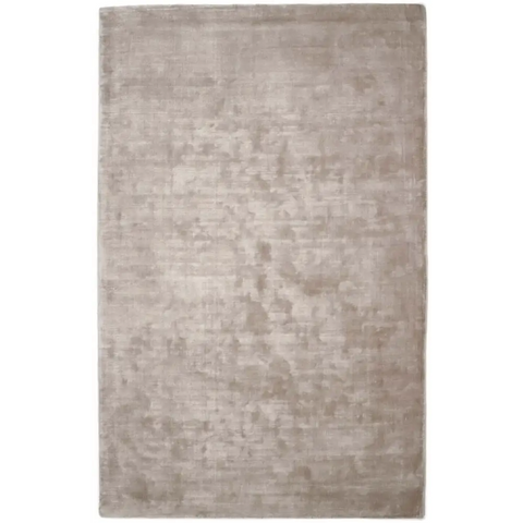 Karma Mink Solid Luxury Viscose Rug - Rugs
