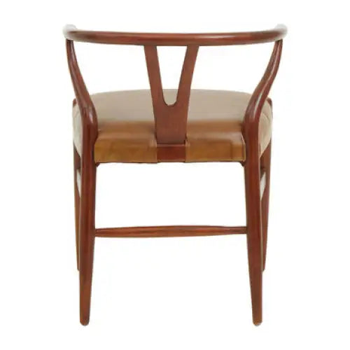 Kendari Cow Camel Leather Chair - Arm Chair