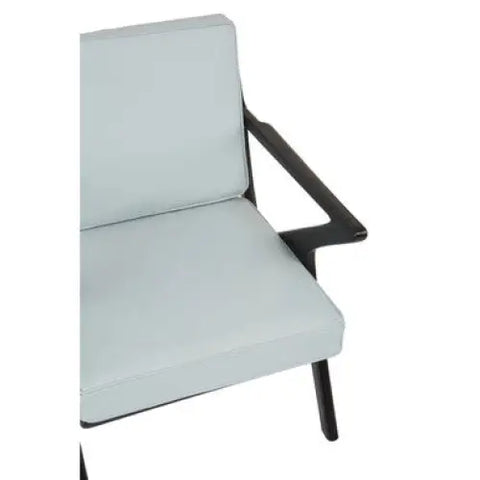 Kendari Grey Cow Leather Chair - Arm Chair