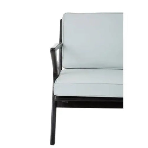 Kendari Grey Cow Leather Chair - Arm Chair