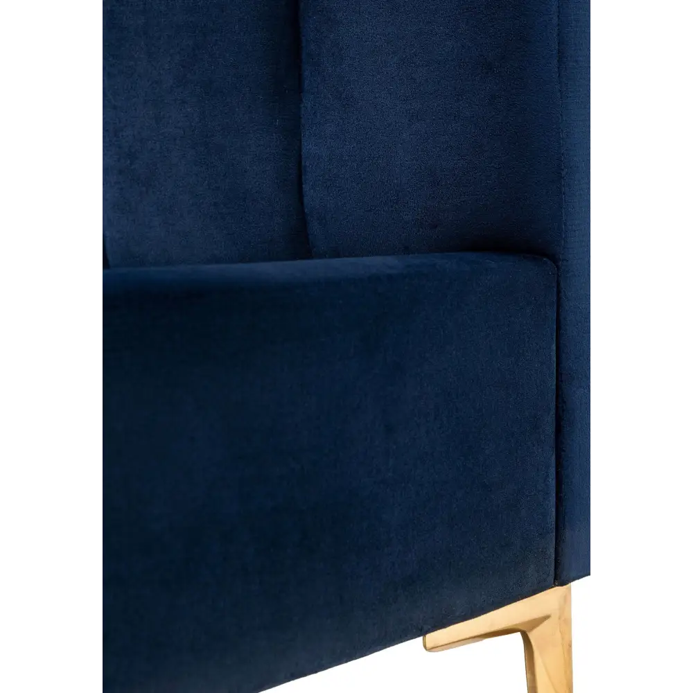 Kensington Bed Double & King - Navy - Bed frame