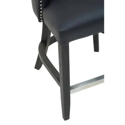 Kensington Townhouse Black Hevea Bar Chair - Bar Stool