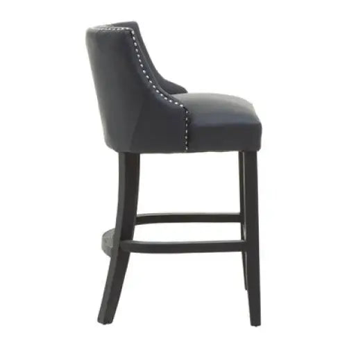 Kensington Townhouse Black Hevea Bar Chair - Bar Stool