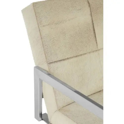 Kensington Townhouse Genuine Grey Leather Chair - Arm Chair